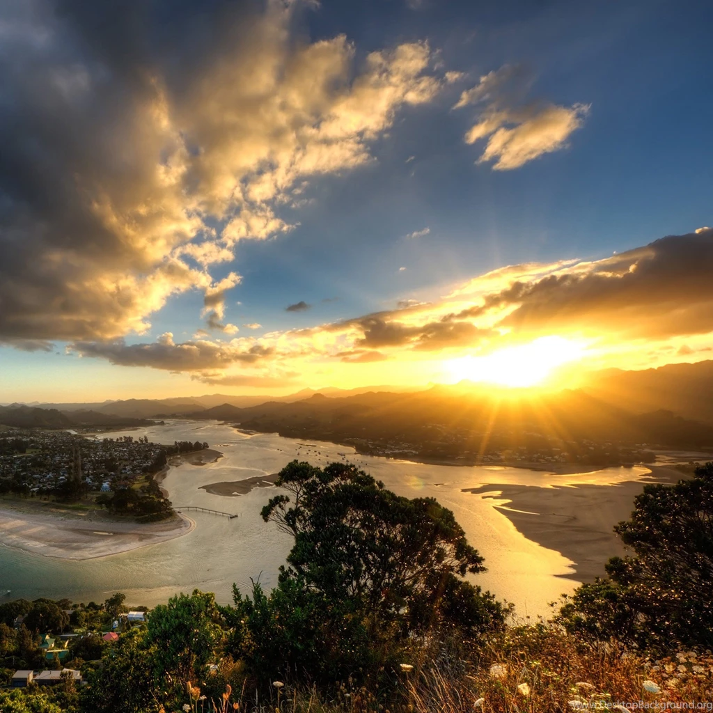 Beautiful Sunset Landscape iPad Air 2 Wallpapers