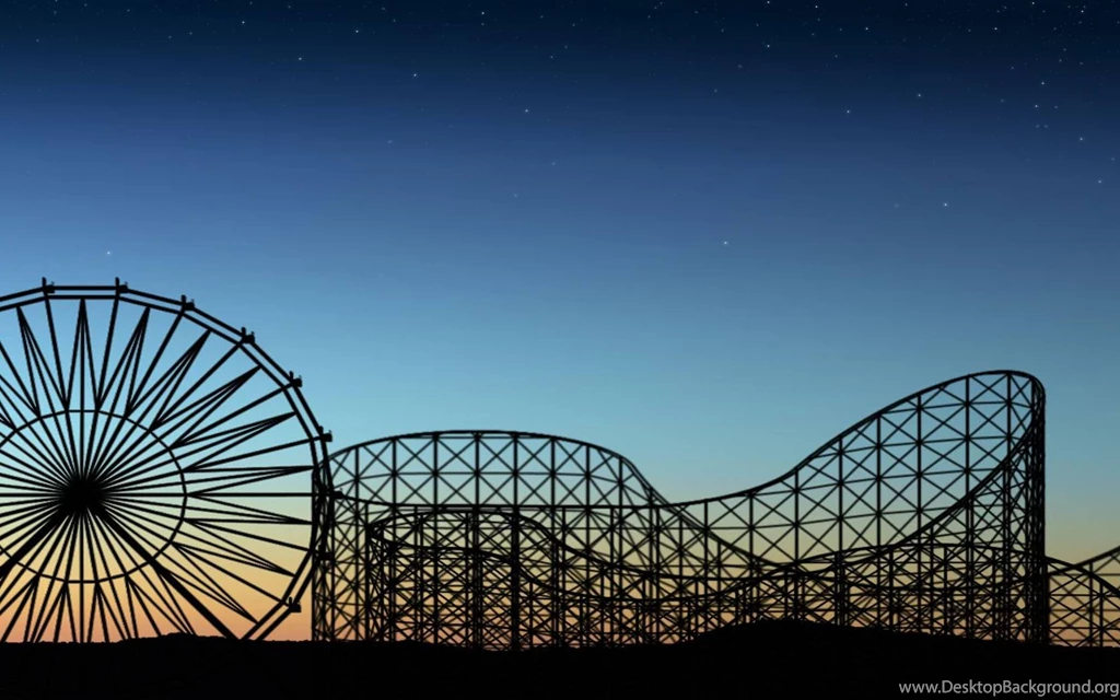 Dual Screen Roller Coaster Wallpapers (