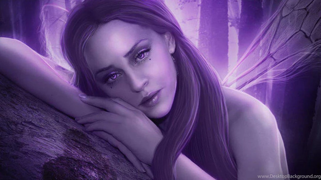 PURPLE FAIRY WALLPAPER (