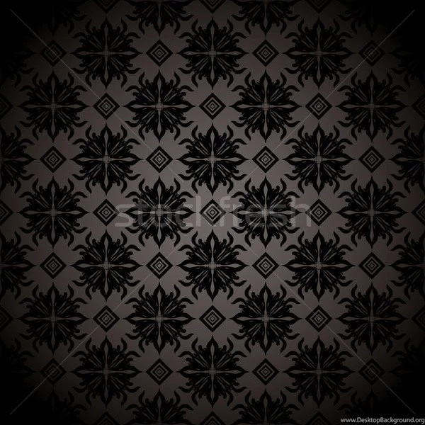 Black Tile Repeat Wallpapers Vector Illustration © Michael Travers ...