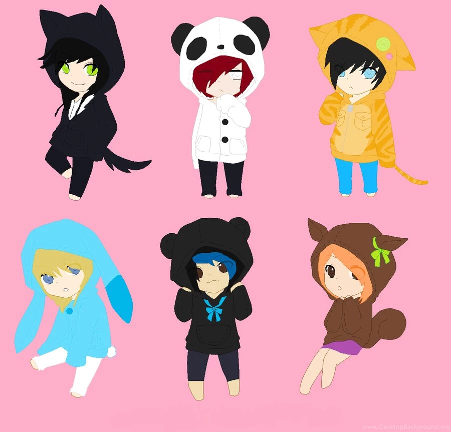 Cute Hoodie Buddies By Smarty tomboy On DeviantArt