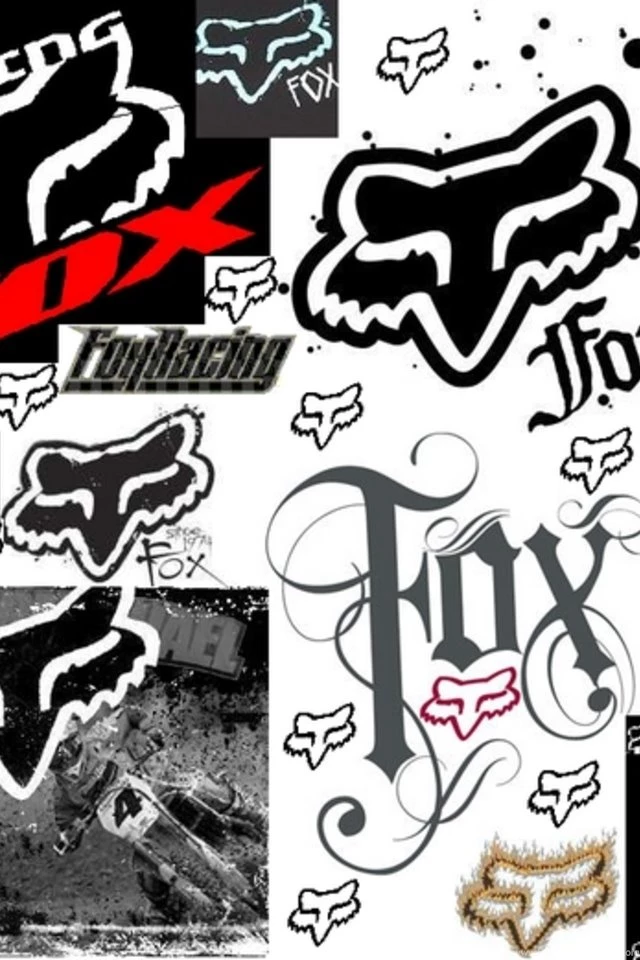 iPhone 4 Wallpapers (Fox Racing Collage Wallpapers For iPhone 4)