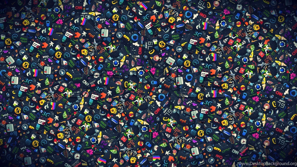 Social Icons Digital Art HD Wallpapers