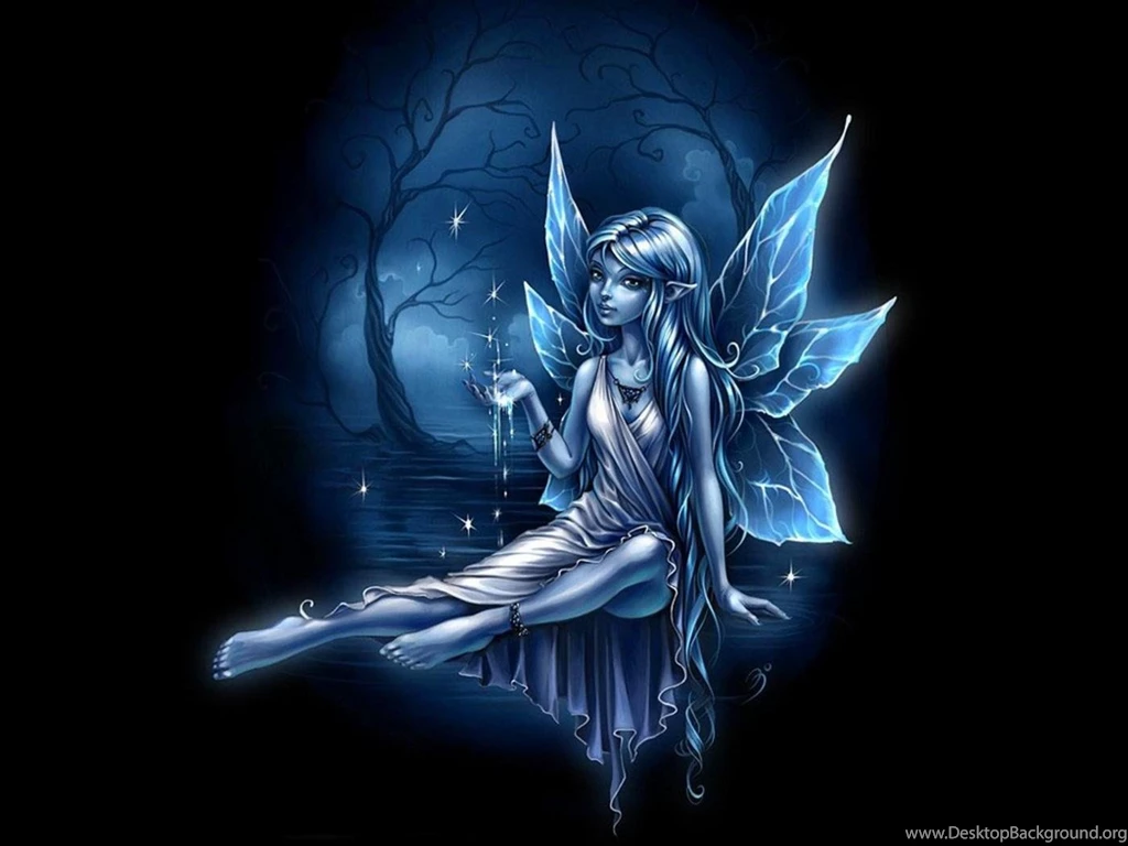 Download Blue Fairy Fantasy Angel Wallpapers 1400 1050 Full Hd Desktop Background