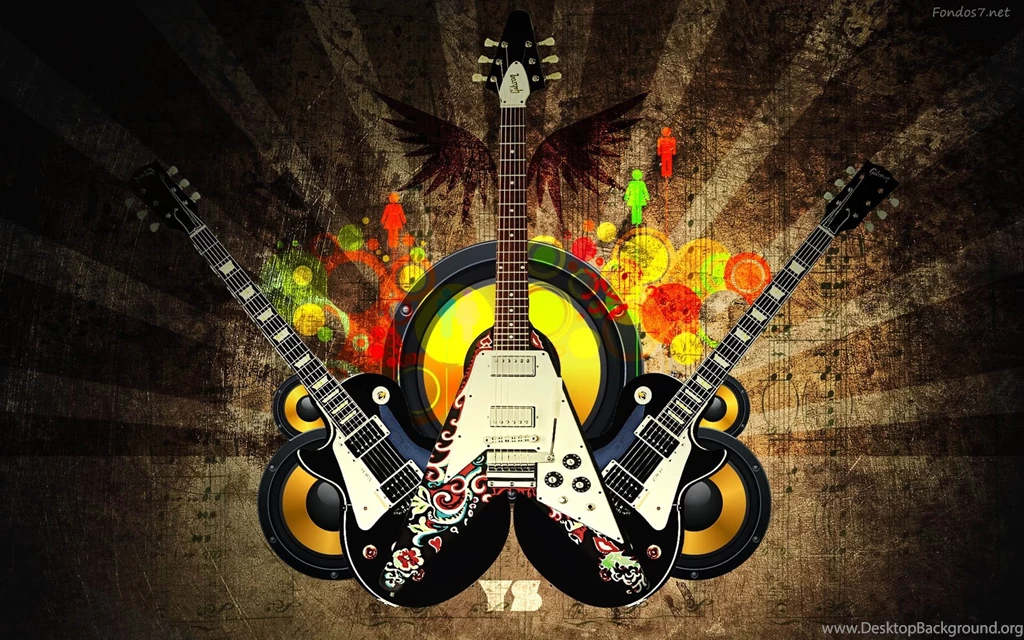 Rock, Guitarras, Widescreen, Wallpapers (