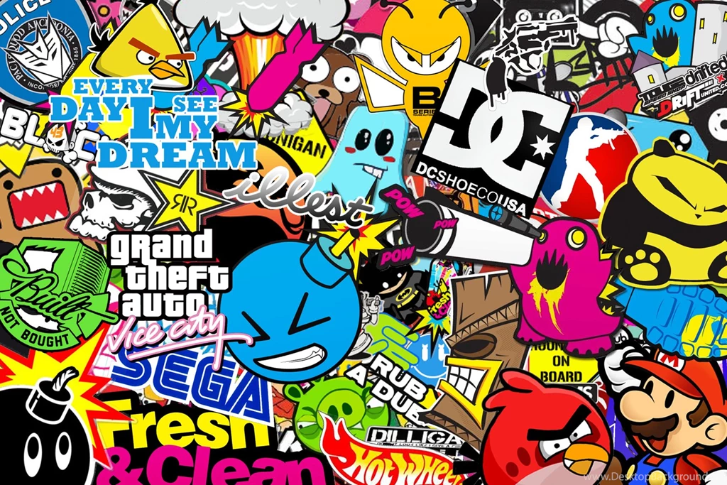 Jdm Sticker Bomb Wallpapers Image Desktop Background