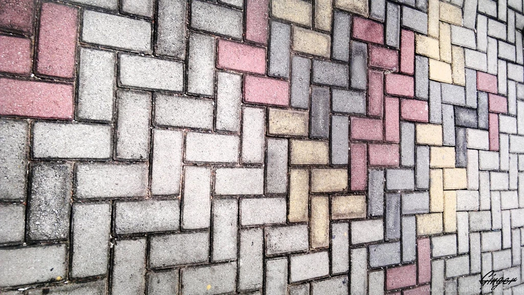 Colors Cubism Stones Wall Wallpapers