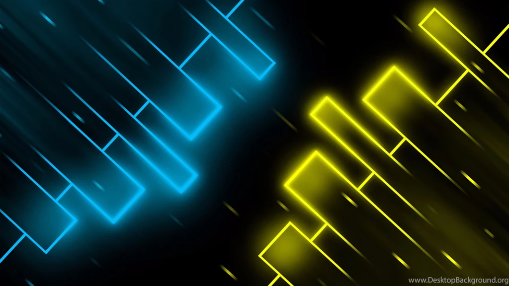 Blue And Gold 2016 4K Abstract Wallpapers