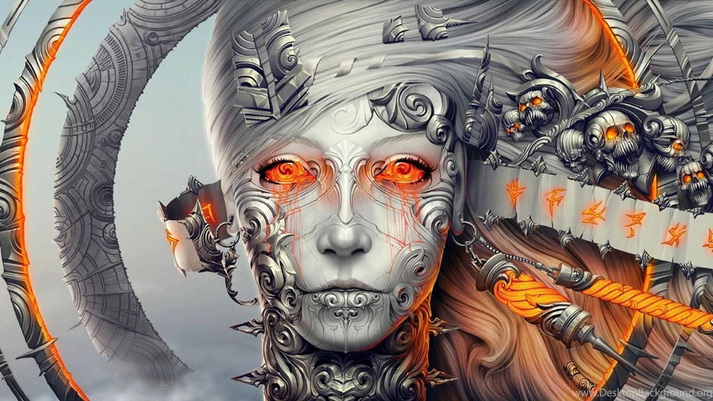 Wallpapers Artificial Woman Giger Style 1920 X 1080 Fantasy ...