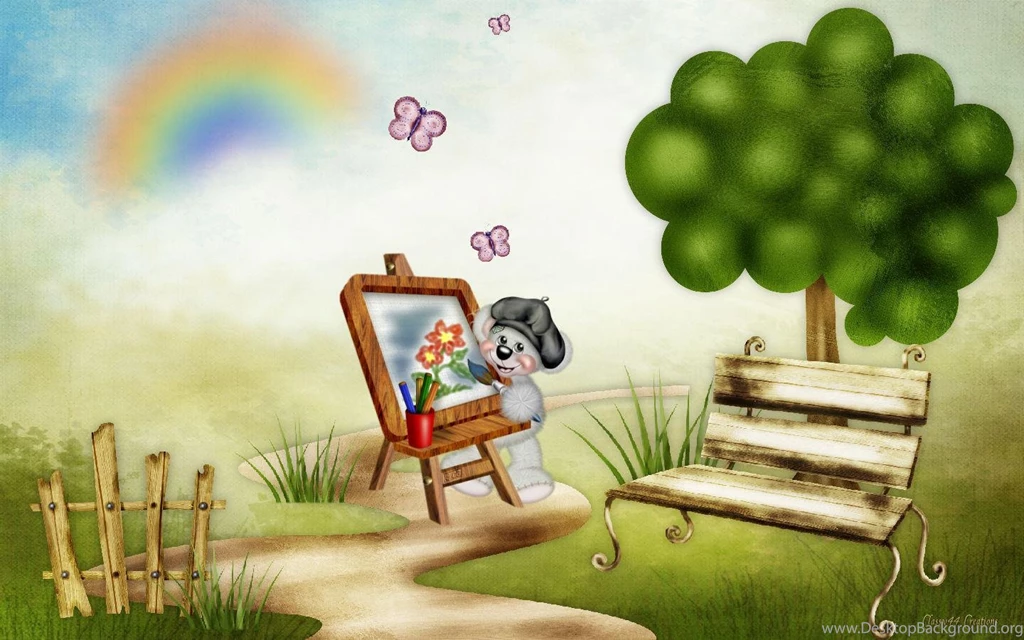 BEAUTIFUL DAY TO PAINT WALLPAPER (