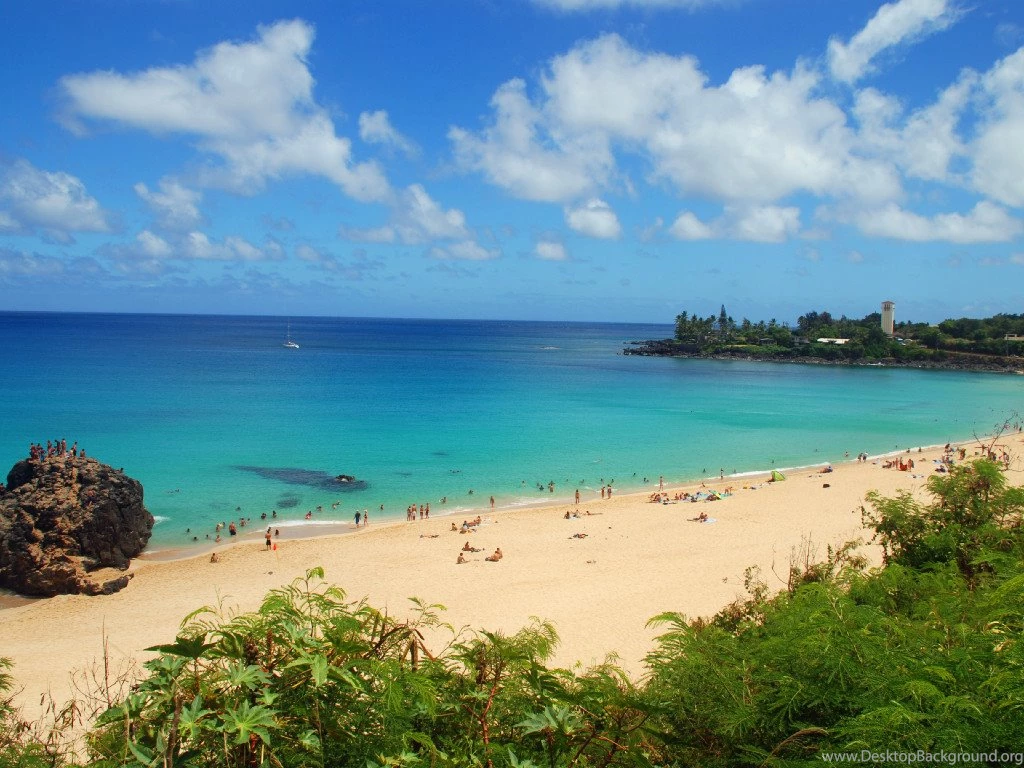 Beautiful Waimea Beach On The North Shore Of Oahu : Travel ...