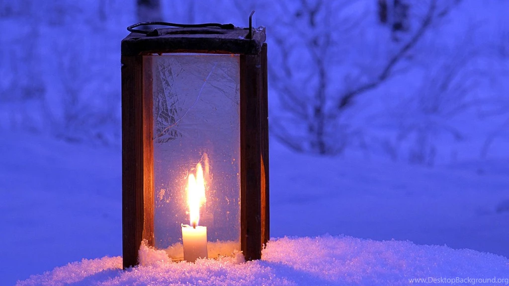 Snowy Night By Candlelight Wallpapers HD, HD Desktop Wallpapers
