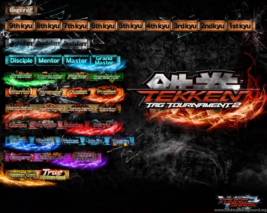 Tekken Tag Tournament 2 Ranks By YoungSharkswish On DeviantArt