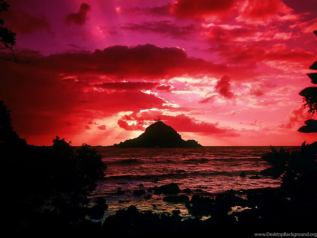 Alau Island Sunrise, Maui, Hawaii < Nature < Life < Desktop Wallpapers