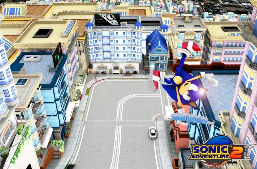 Sonic Adventure 2 Wallpaper: Escape From The City By Mike9711 On ...