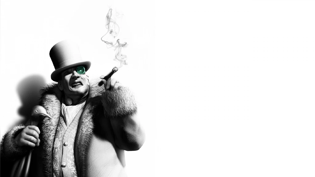 Download Wallpapers 3840x2160 Batman Arkham City, Penguins, Cigar ...
