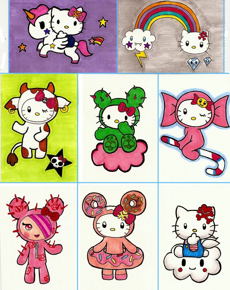Hello Kitty Tokidoki Background Images
