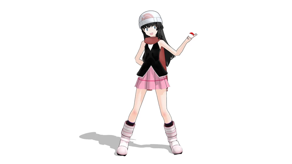 Pokemon Dawn Official Pose In MMD By Vocaloid2sim On DeviantArt