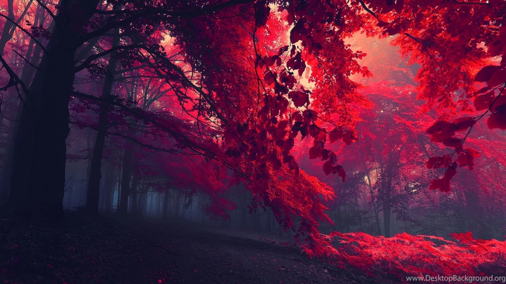 Red Tree Desktop Wallpapers HD Wallpaper Backgrounds Of Your Choice