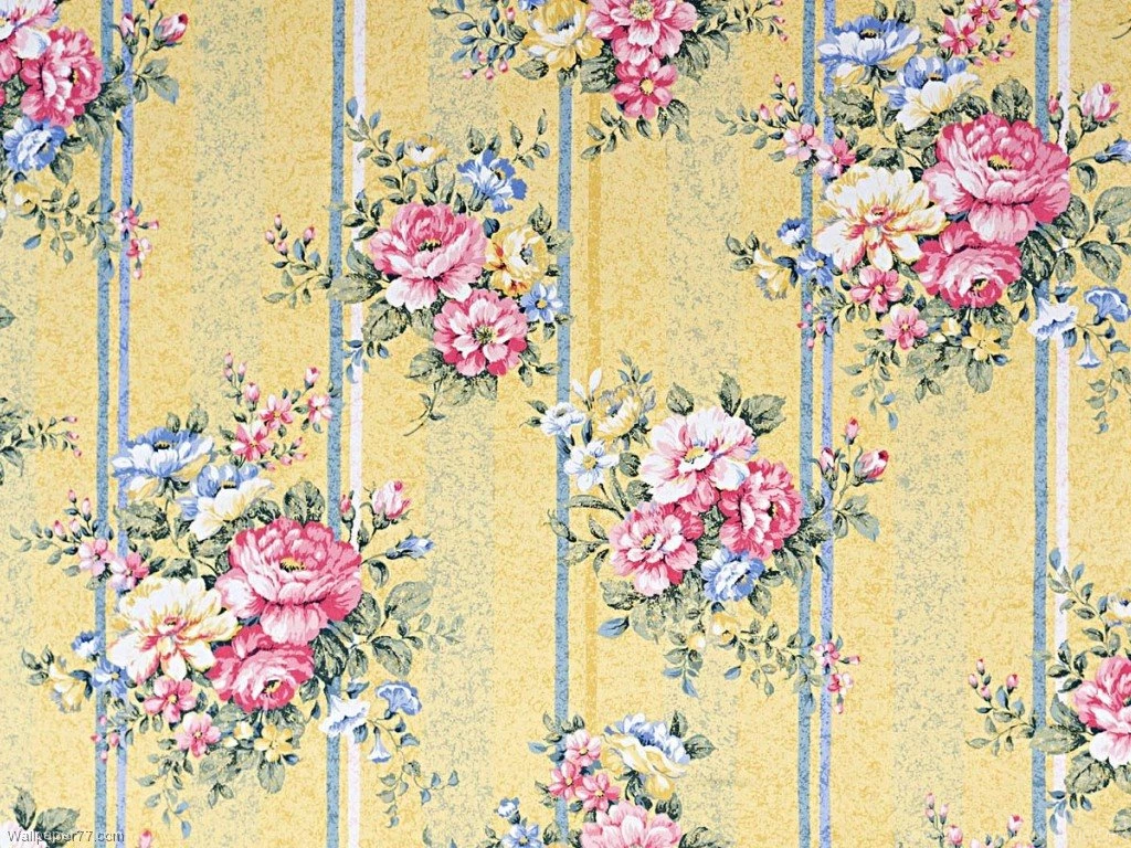 Vintage Flower Patterns Hd Wallpapers Pretty Desktop Background