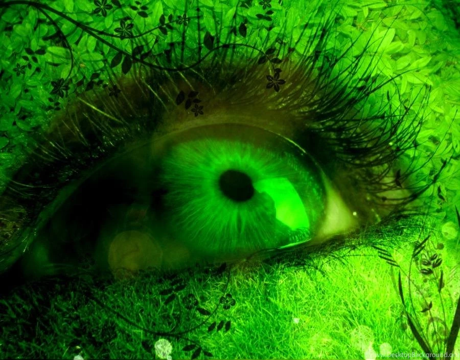 GREEN EYE WALLPAPER (
