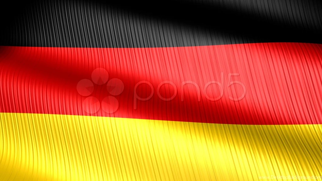 German Flag Backgrounds With Wave Stock Video 104102