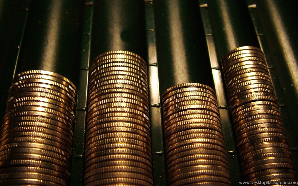 Dollars Coins Closeup Money Wallpapers