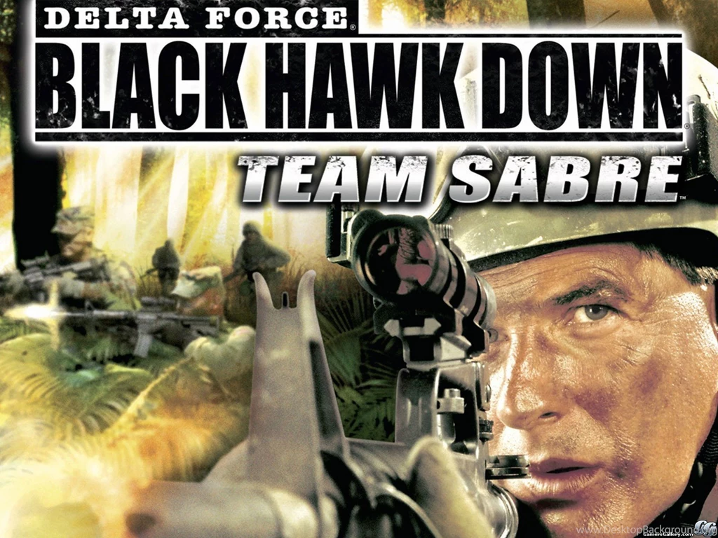 Gamers Gallery Delta Force Black Hawk Down Team Sabre Desktop Background