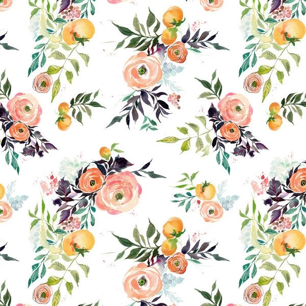 Peach Peony Watercolor Wallpapers – KristyRice.com