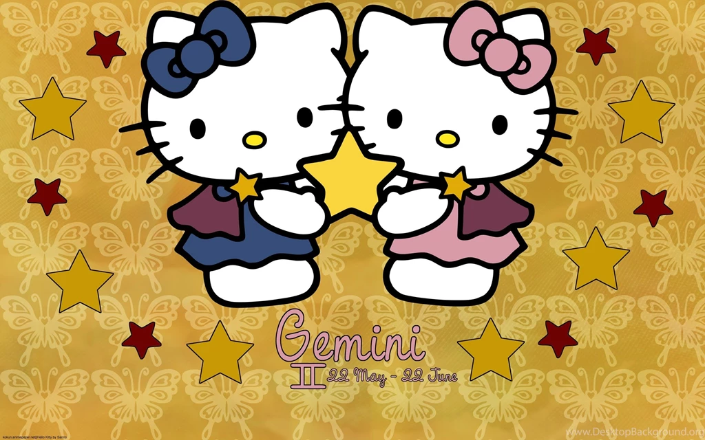 Beautiful Hello Kitty Gemini Cute Wallpapers