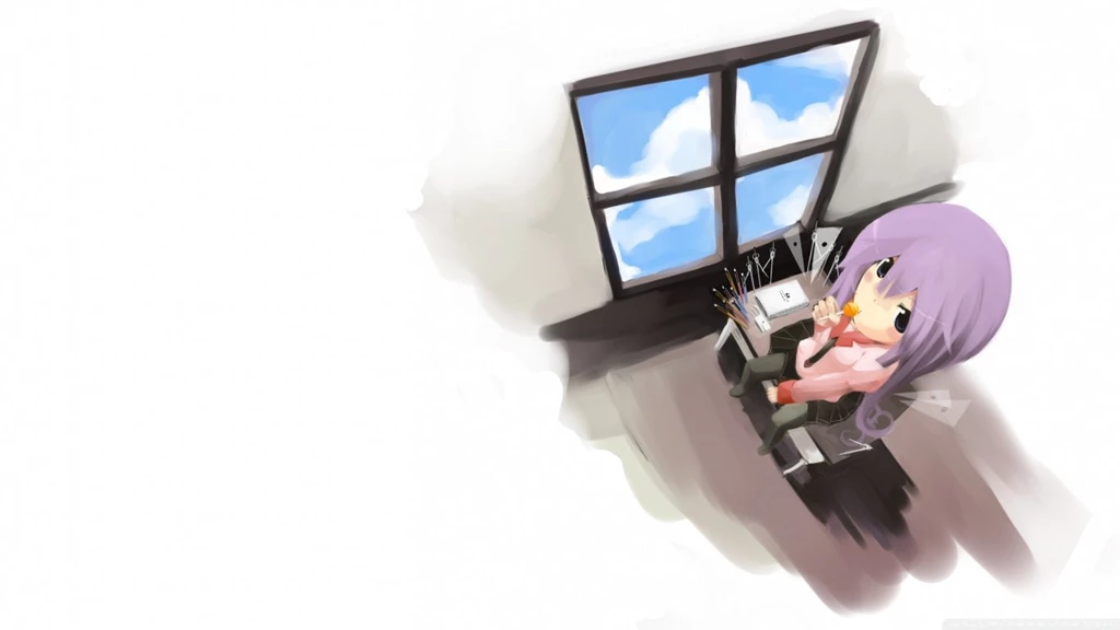Anime Office Girl HD Desktop Wallpapers : High Definition ...