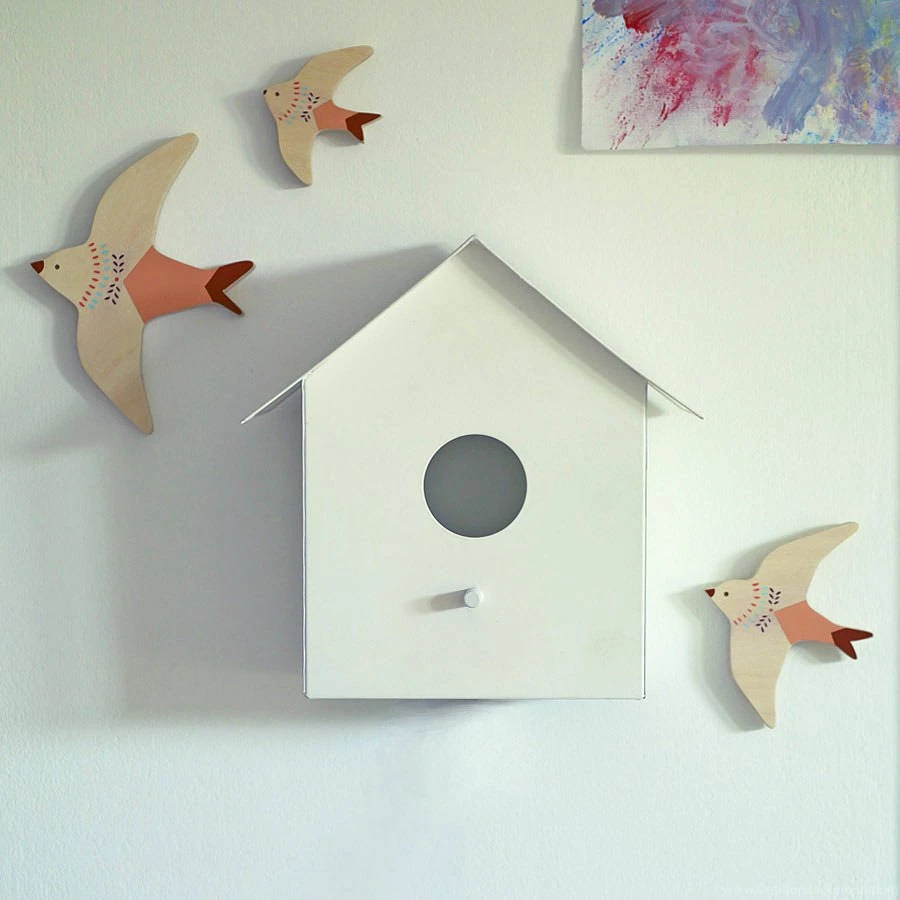 Hallie Bird House Wall Light By Rowen & Wren