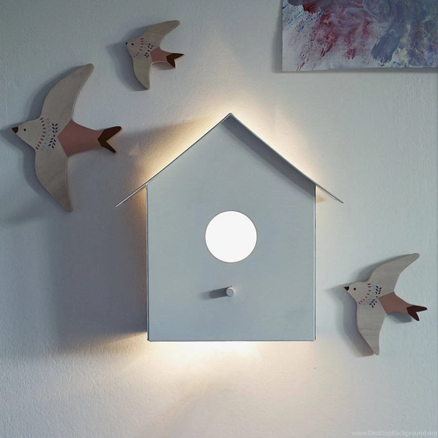 Hallie Bird House Wall Light By Rowen & Wren