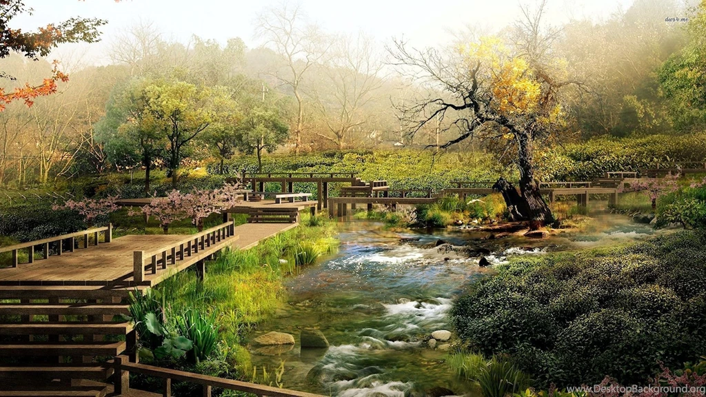 High Resolution Japanese Garden Wallpapers 1920×1080 Full Size ...