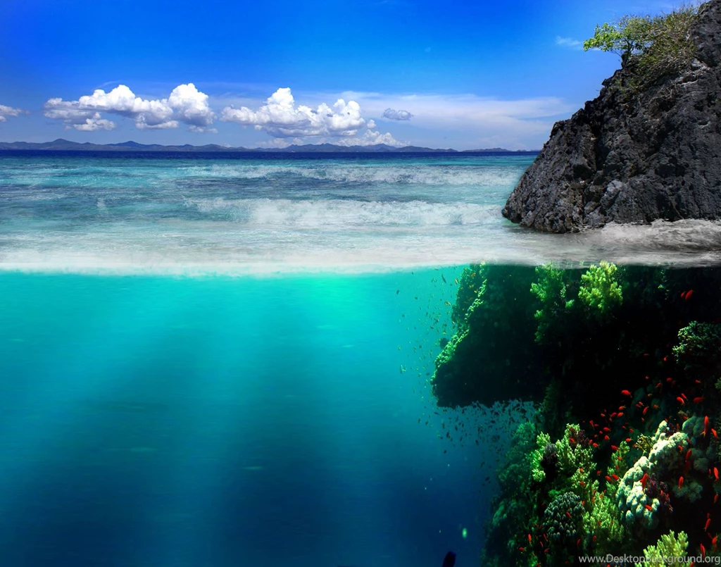 Underwater Backgrounds Wallpapers Cave