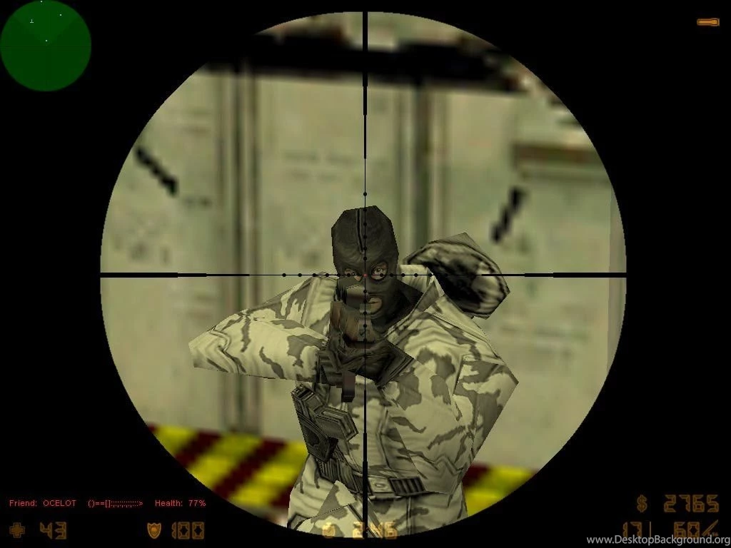 Terrorist Center Of Crosshair Wallpapers 1024×768 Counter Strike ...