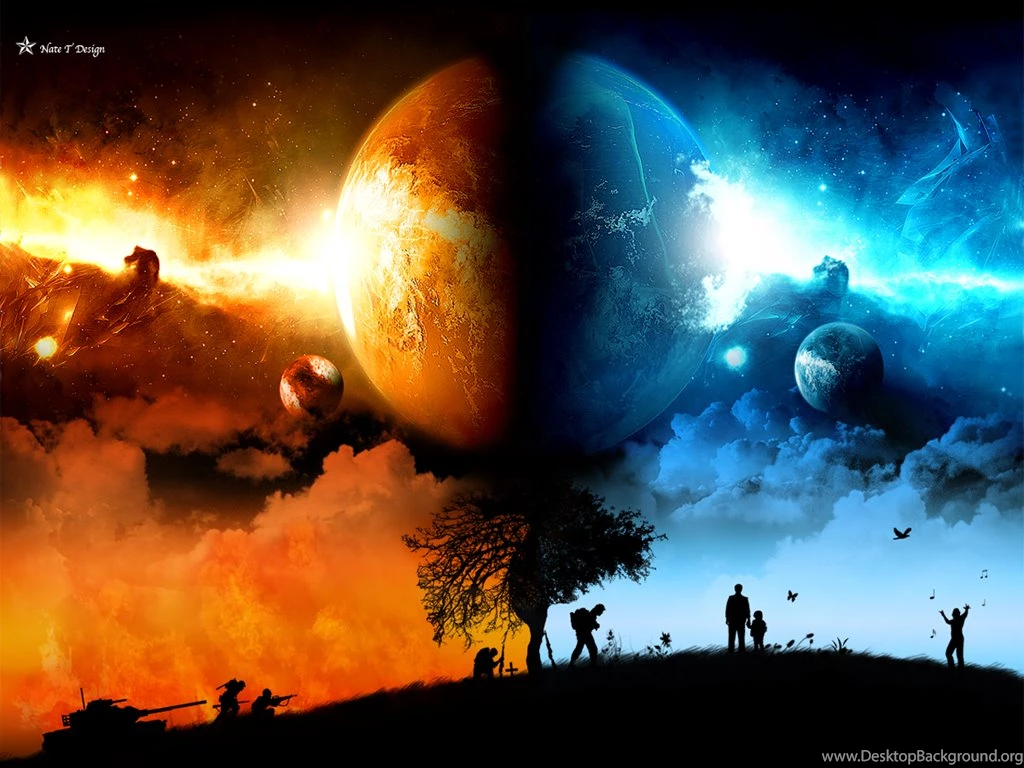 Heaven Vs Hell Wallpapers Wallpapers Zone