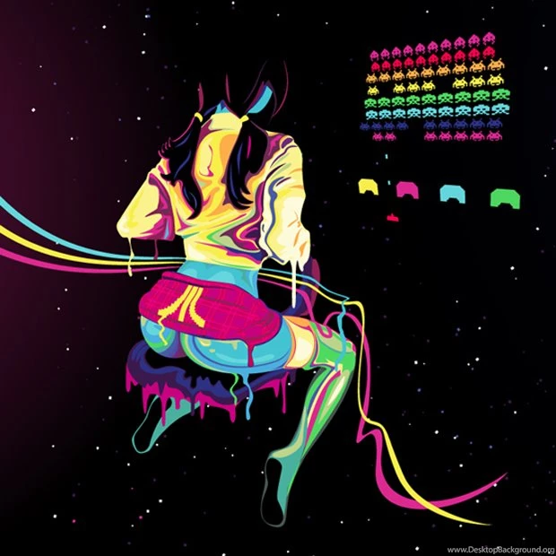 Genaro DeSia Coppola – “Atari Is Hot” Vector Art Wallpapers