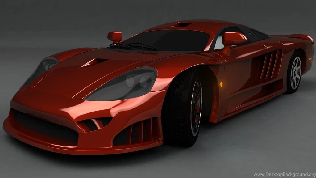 Saleen S7 HD Best Wallpaper Dark Red Car Color Desktop Background