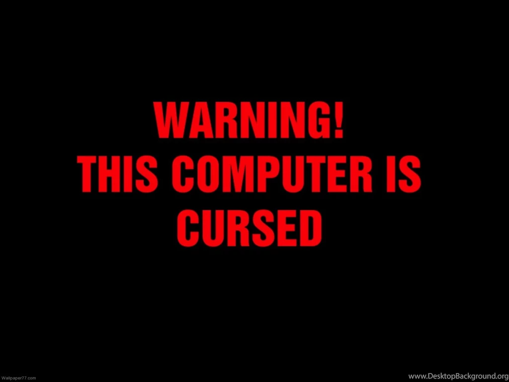 This Computer Is Cursed, 1600x1200 Pixels : Wallpapers Tagged Cute ...