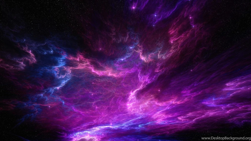 Outer Space Galaxies Gate Digital Backgrounds Purple Clouds ... Desktop ...