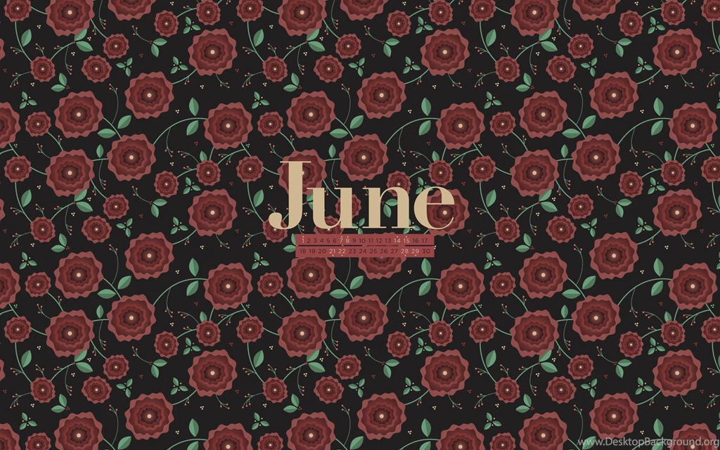 June 2014 Mobile And Desktop Calendar Wallpapers