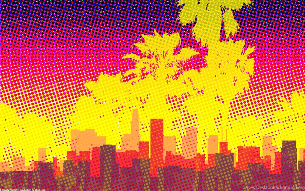 Wallpapers Pop Art Tiled Nature Original La City Minitokyo Desktop