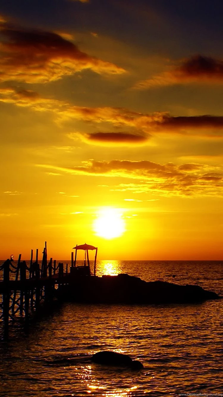 Seaside Sunset iPhone 6 Wallpapers