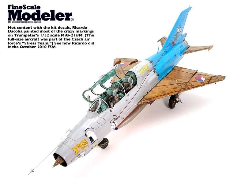 Desktop Wallpaper: Ricardo Dacoba's Trumpeter 1/32 Scale MiG 21UM ...