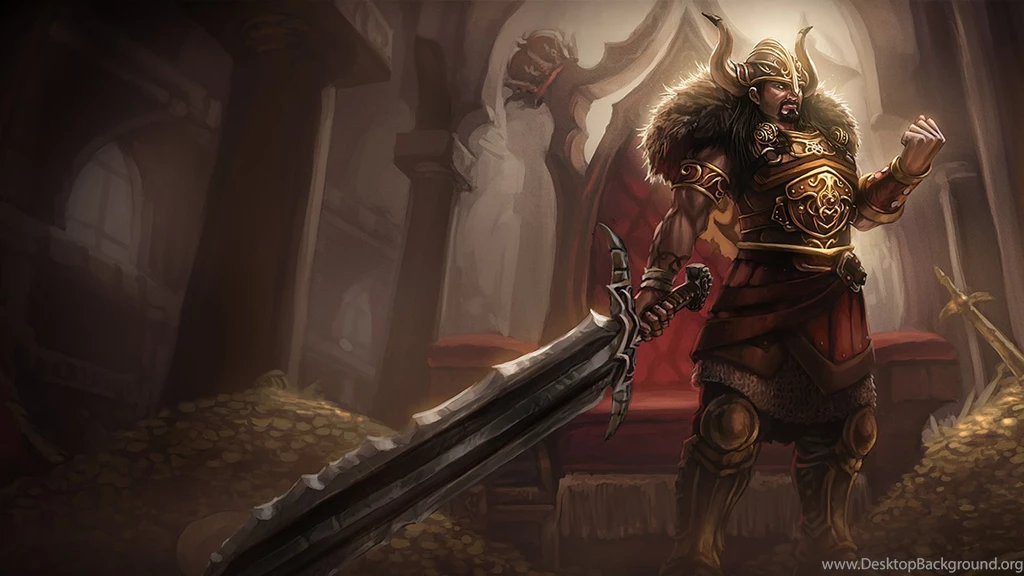 Viking Tryndamere League Of Legends Wallpapers