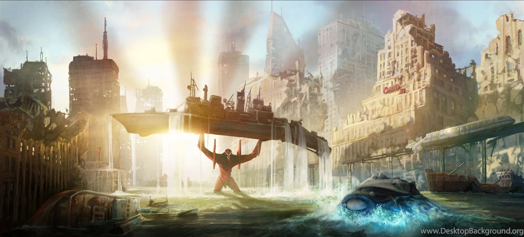 Angels, Water, Fight, Ships, Neon Genesis Evangelion, NERV, Town ...