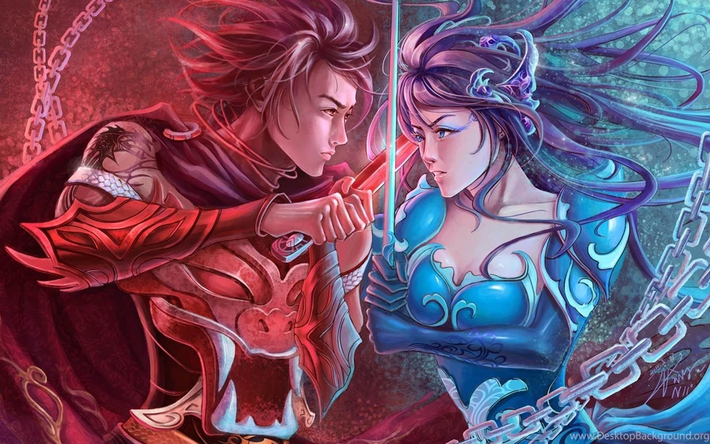 FANTASY COUPLE WALLPAPER ( Desktop Background