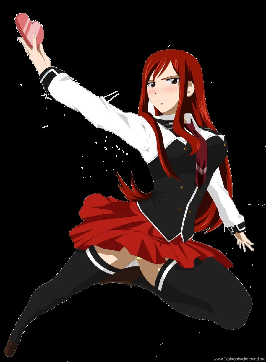 Erza Scarlet Without Background! By Ryanr08 On DeviantArt