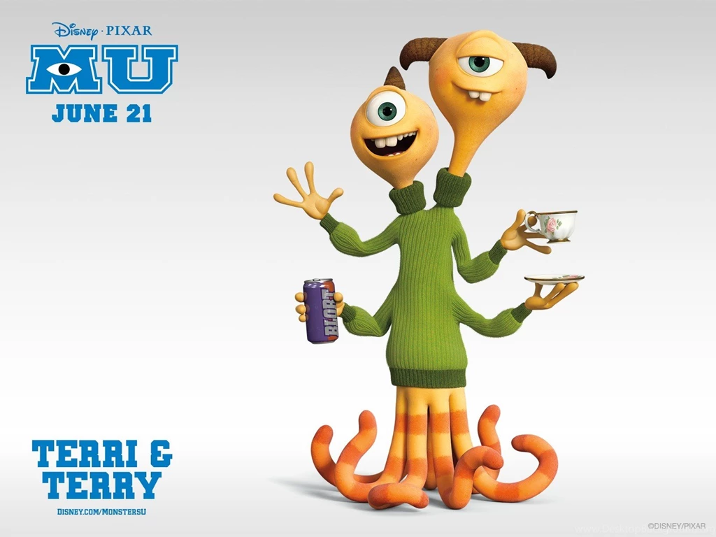 Monsters University Terri And Terry Exclusive HD Wallpapers